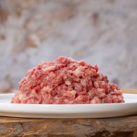 Fleischiger Hühnerrücken gewolft Fleischiger Hühnerrücken gewolft