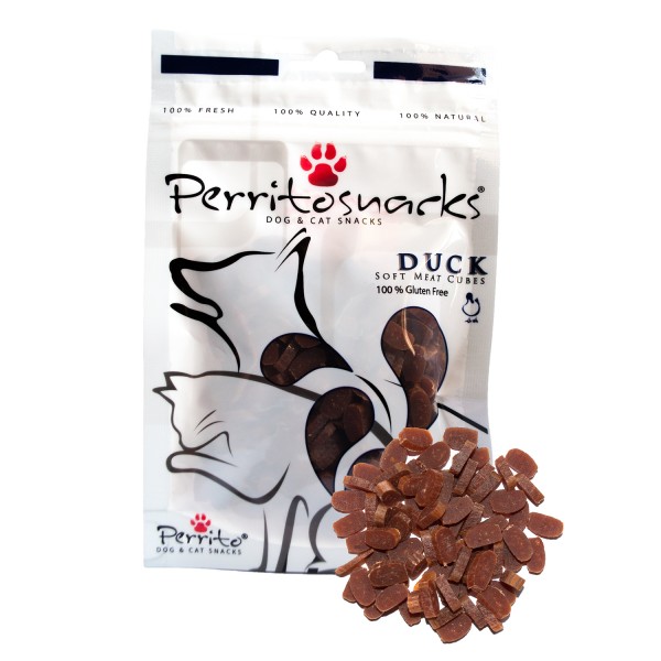 Perrito Duck Soft Meat Cubes