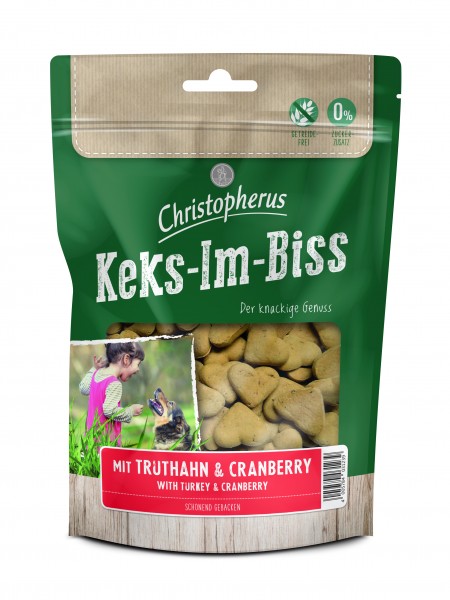 Keks-Im-Biss mit Truthahn & Cranberry